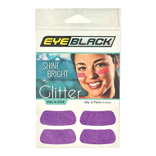 EyeBlack Glitter Strips 2-Pack | Colorful, Durable, Easy to Apply for Kids & Adults thumbnail 1