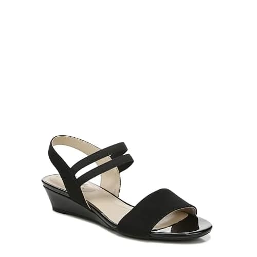 LifeStride Yolo Sandal Black 9.5 | Stylish Comfort with Support (70-120 chars) thumbnail 1