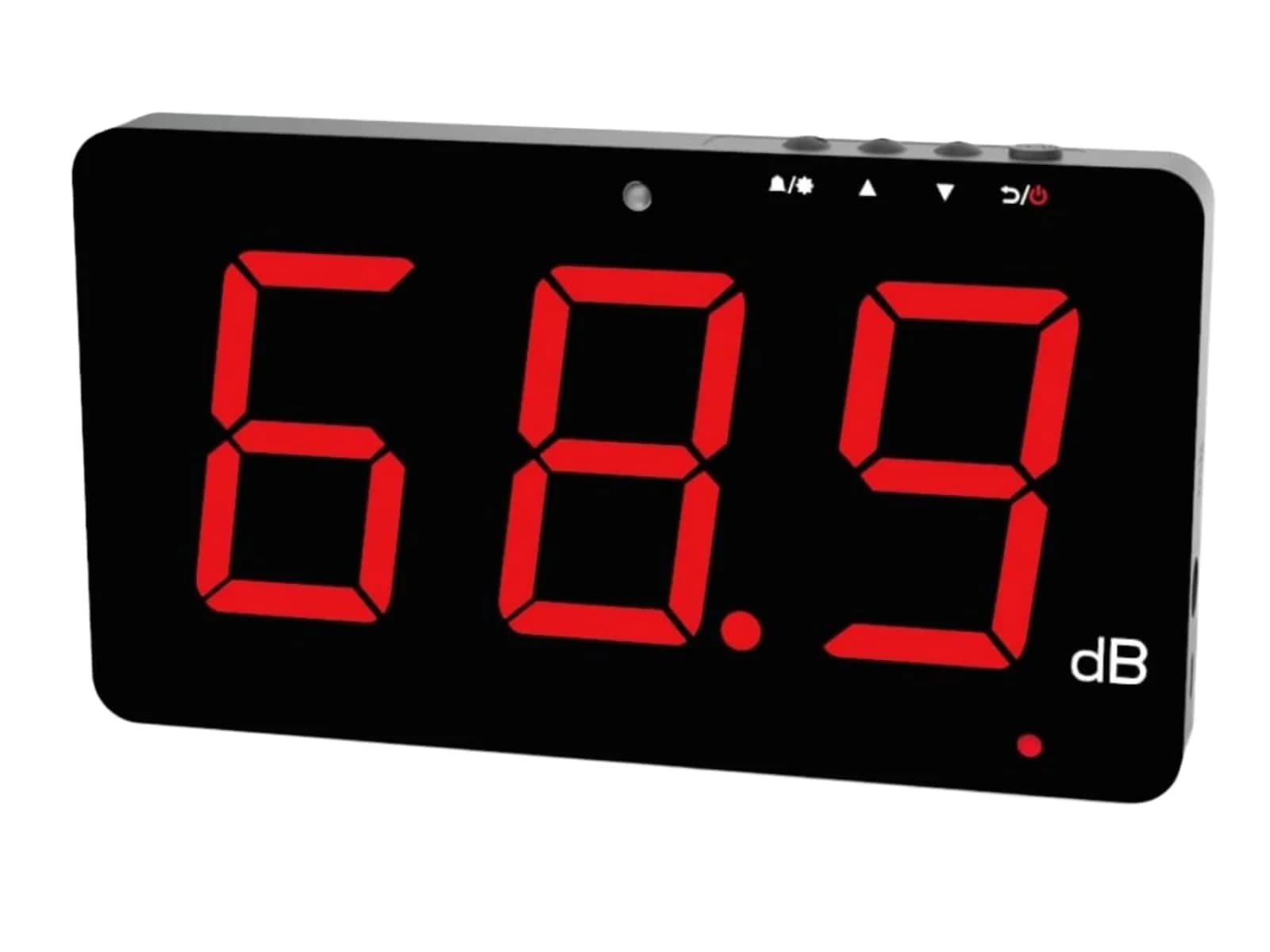 TestHelper SW-525A Sound Level Meter 30-130dB Large Screen Red LCD Wall Hanging