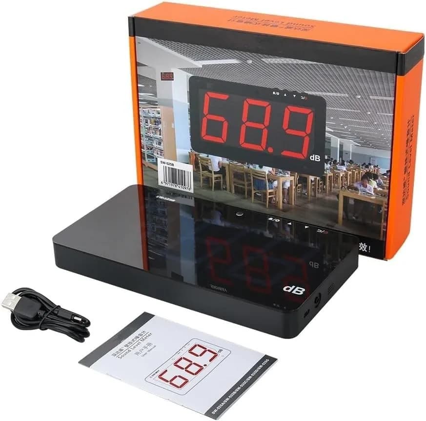TestHelper SW-525B Sound Level Meter 30-130dB | Wall Hanging Noise Measurement Device thumbnail 9