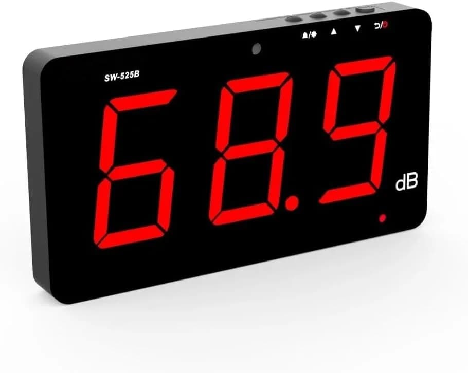 TestHelper SW-525B Sound Level Meter 30-130dB | Wall Hanging Noise Measurement Device thumbnail 2