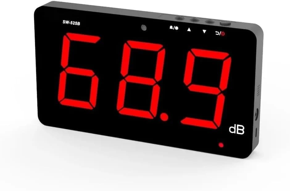 TestHelper SW-525B Sound Level Meter 30-130dB | Wall Hanging Noise Measurement Device thumbnail 7