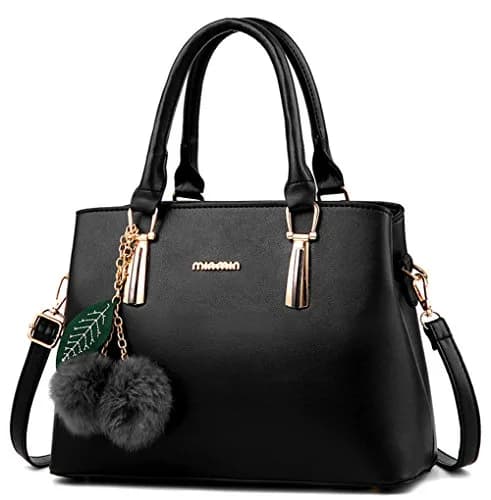Dreubea Women's Faux Leather Handbag Tote Shoulder Bag Crossbody Purse | Adjustable Strap, Multiple Compartments, Elegant & Versatile thumbnail 1