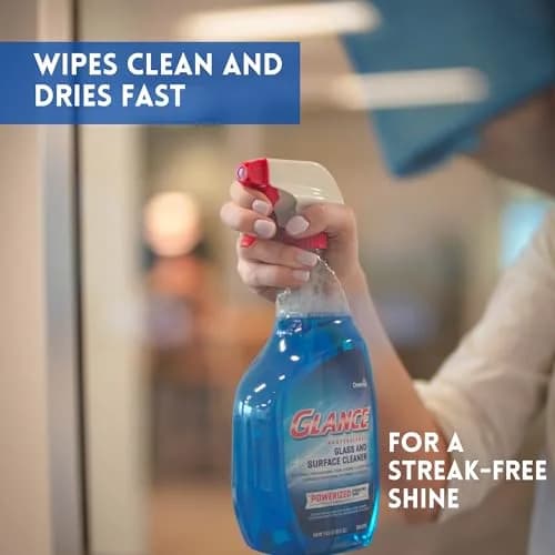 Glance Powerized Professional Glass & Surface Cleaner, 32 Fl Oz | Streak-Free Ammoniated Surface Spray thumbnail 3
