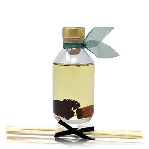 LOVSPA Reed Diffuser Set - Cinnamon Pine Cones Scented Diffuser with Sticks | Long-Lasting Aromatherapy for Small Spaces thumbnail 2