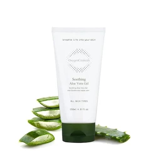 OxygenCeuticals Soothing Aloe Vera Gel 150ml (5.07 fl.oz) | Alcohol-Free Hydration for Face & Body thumbnail 1
