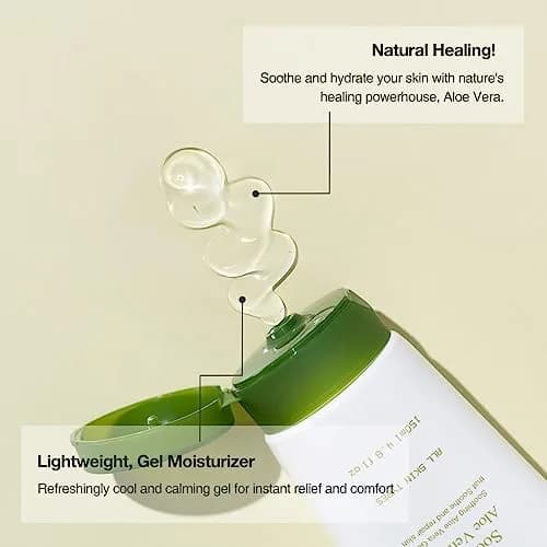OxygenCeuticals Soothing Aloe Vera Gel 150ml (5.07 fl.oz) | Alcohol-Free Hydration for Face & Body thumbnail 2