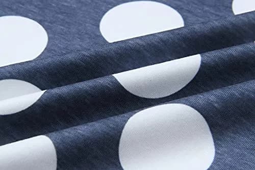 X-Image Women's Casual Comfy Soft Stretch Polka Dot Print Lounge Pants, Grey, Large | Breathable, All-Season Comfort thumbnail 5