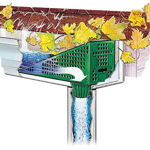 The Wedge Green 2 Pack Building Material | Eliminates Downspout Clogs, Easy Install, Made in U.S.A. thumbnail 2