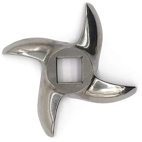 VTurboWay #22 Meat Grinder Blade 74mm (2.9") Stainless Steel Knife Cutter | Fits Most #22 Grinders thumbnail 1