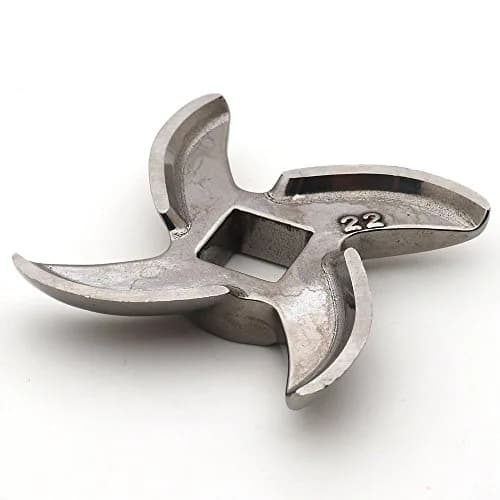 VTurboWay #22 Meat Grinder Blade 74mm (2.9") Stainless Steel Knife Cutter | Fits Most #22 Grinders thumbnail 3