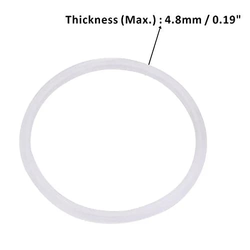 DERNORD Silicone Gasket Tri-Clover O-Ring 118mm (4.6") | Food Grade Seal for 4" Tri-Clamp Fittings thumbnail 3