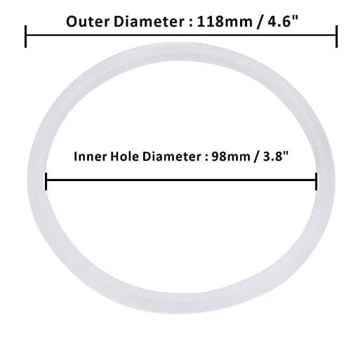 DERNORD Silicone Gasket Tri-clover 4 Inch Pack of 10 | Food Grade Silicone Rubber Seal thumbnail 4