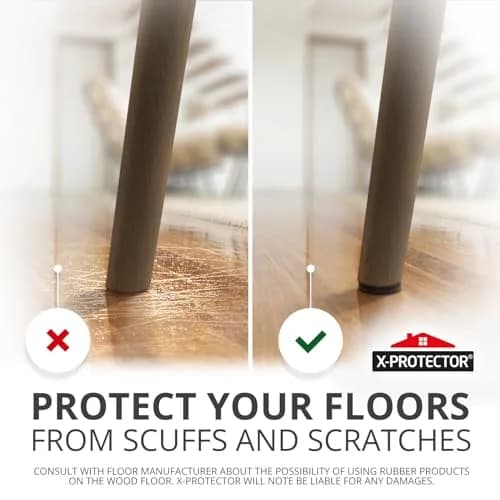 X-Protector Non Slip Furniture Pads 36 pcs 1 inch (2.54 cm) Round | Protects Floors from Scratches thumbnail 5