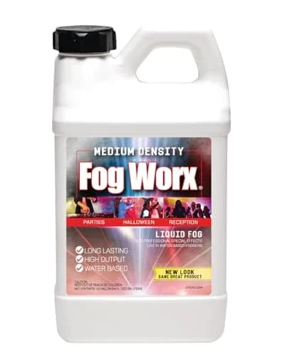 Fog Worx Fog Juice 1.89 L (64 oz) | Premium Water-Based Fog Machine Fluid for Medium Density Fog thumbnail 1