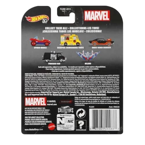 Hot Wheels Spider-Mobile Vehicle, 1:64 Scale | Iconic Media Vehicle Replica for Collectors thumbnail 4