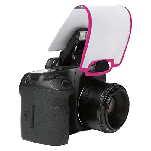 LumiQuest Soft Screen, Flash Diffuser & Light Softener, Neon Pink | Softens Harsh Flashes for DSLR Photography thumbnail 1