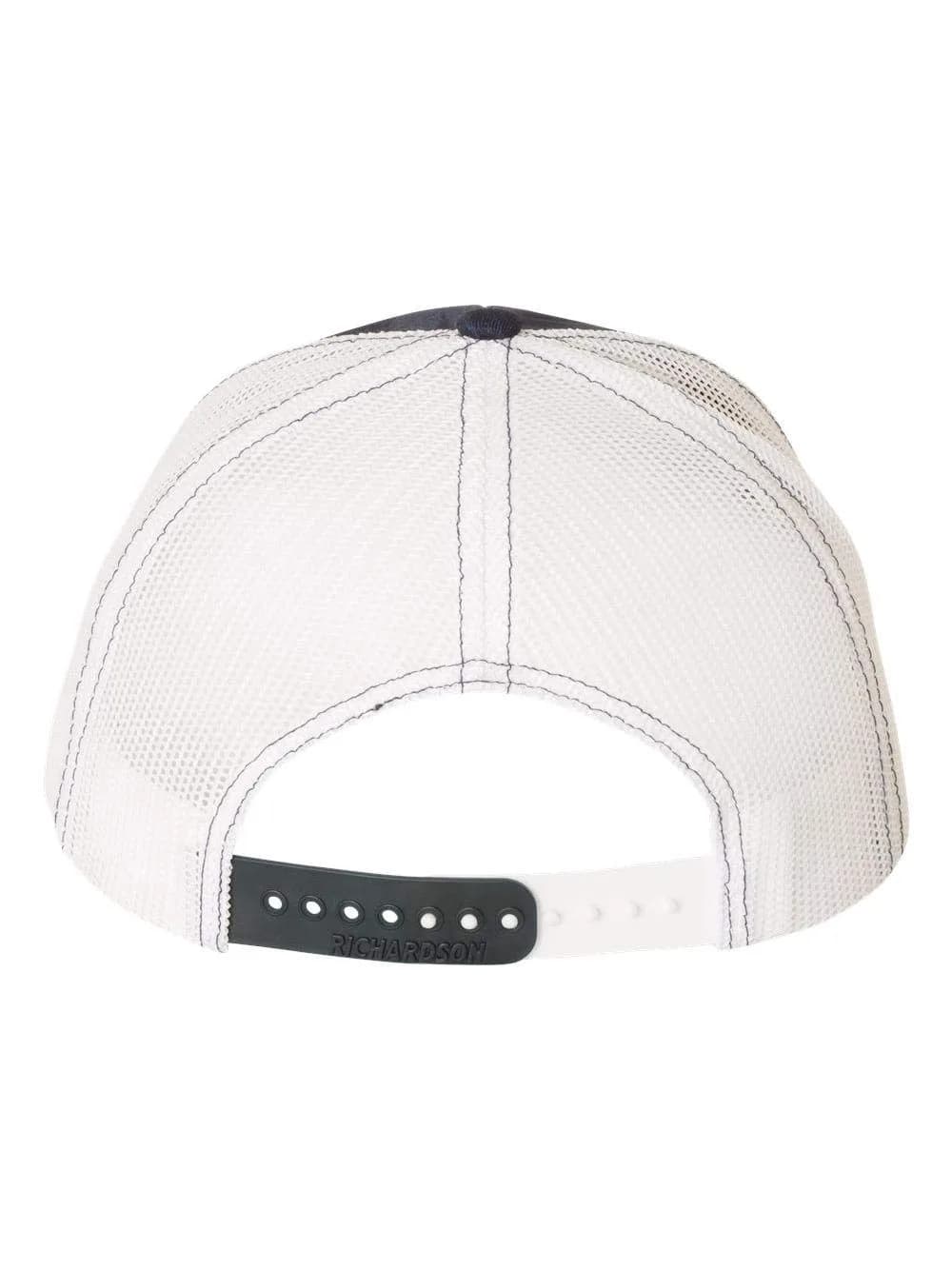Richardson Streak Navy-White One Size Unisex Trucker Baseball Cap thumbnail 3