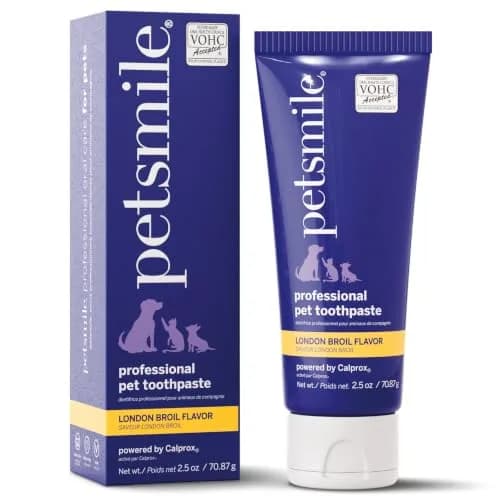 Petsmile Professional Pet Toothpaste London Broil 74ml (2.5 Oz) | VOHC Accepted Calprox® Powered thumbnail 1
