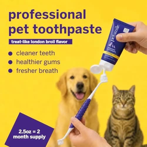 Petsmile Professional Pet Toothpaste London Broil 74ml (2.5 Oz) | VOHC Accepted Calprox® Powered thumbnail 2