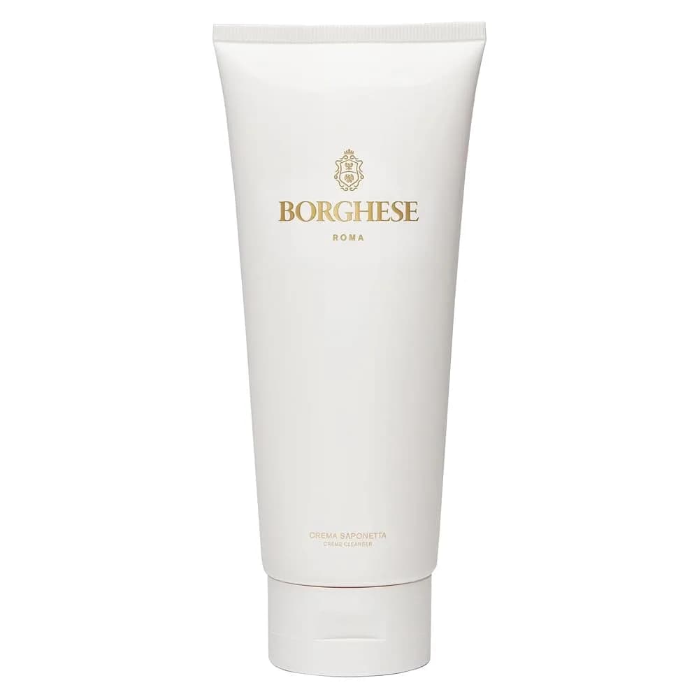 Borghese Crema Saponetta Gentle Pore Facial Cleanser 197ml (6.7 Fl Oz) | Hydrating Cleanse for Soft, Supple Skin — 6.7 Fl Oz