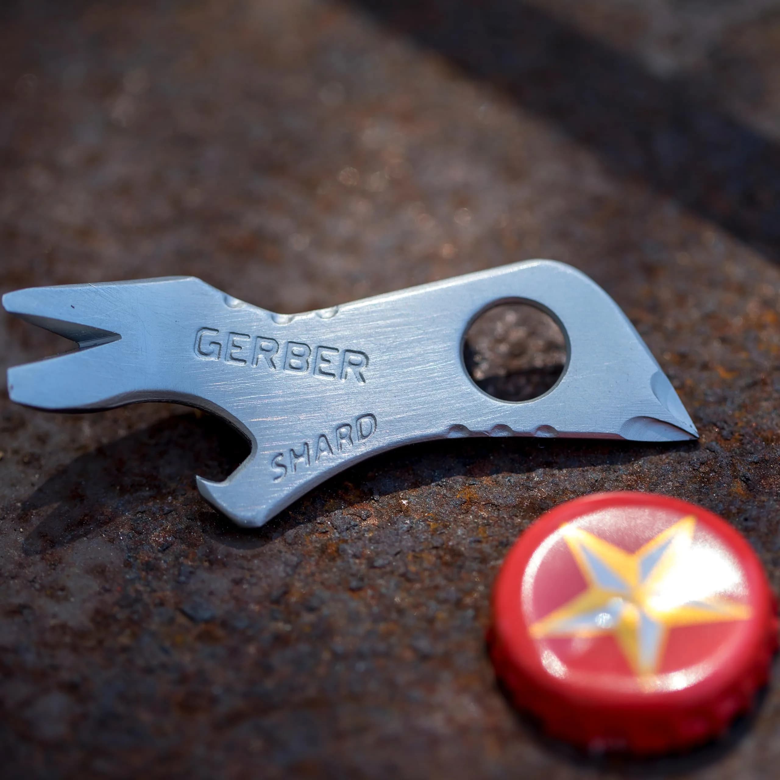 Gerber Gear Shard Keychain Multi-Tool - Silver, 7-in-1 EDC Compact Tool - view 4