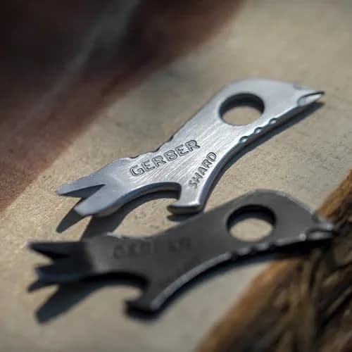 Gerber Gear Shard 7-in-1 Keychain Multitool | Silver, Stainless Steel, 2.75" Closed Length thumbnail 5