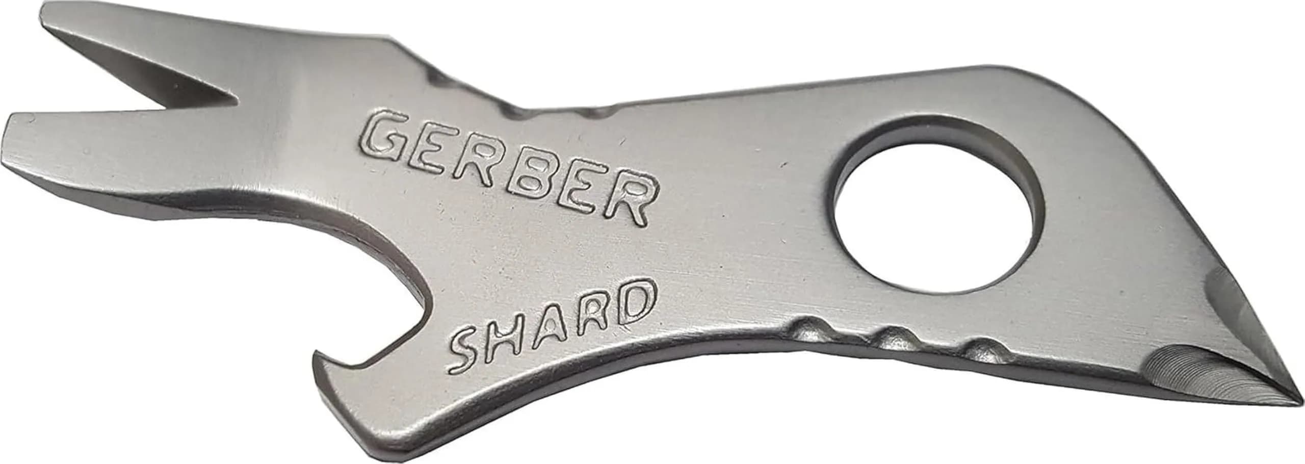 Gerber Gear Shard Keychain Multi-Tool - Silver, 7-in-1 EDC Compact Tool - main product image