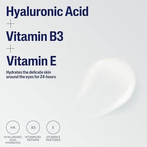 Cetaphil Hydrating Eye Gel-Cream 15ml (0.5 Fl Oz) | Hyaluronic Acid Brightening for Sensitive Skin thumbnail 4