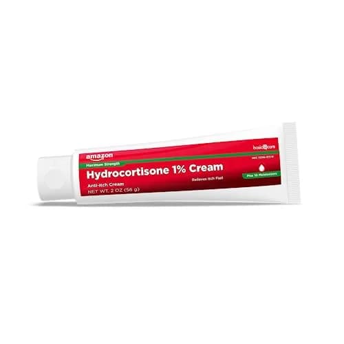 Amazon Basic Care Hydrocortisone 1% Anti-Itch Cream 59ml (2 Oz) | Fast Relief for Rashes & Inflammation thumbnail 5