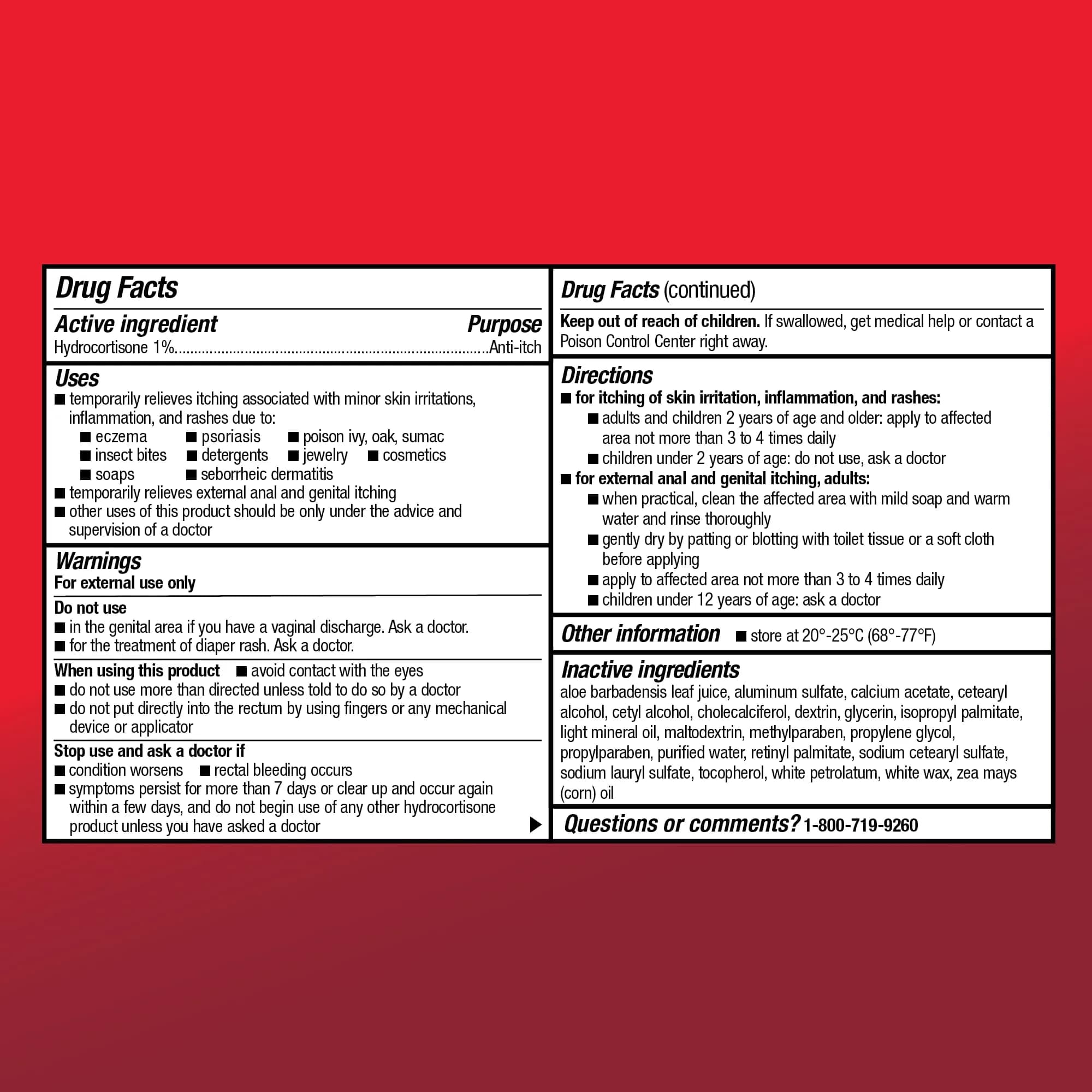 Amazon Basic Care Hydrocortisone 1% Anti-Itch Cream 59ml (2 Oz) | Fast Relief for Rashes & Inflammation - view 3