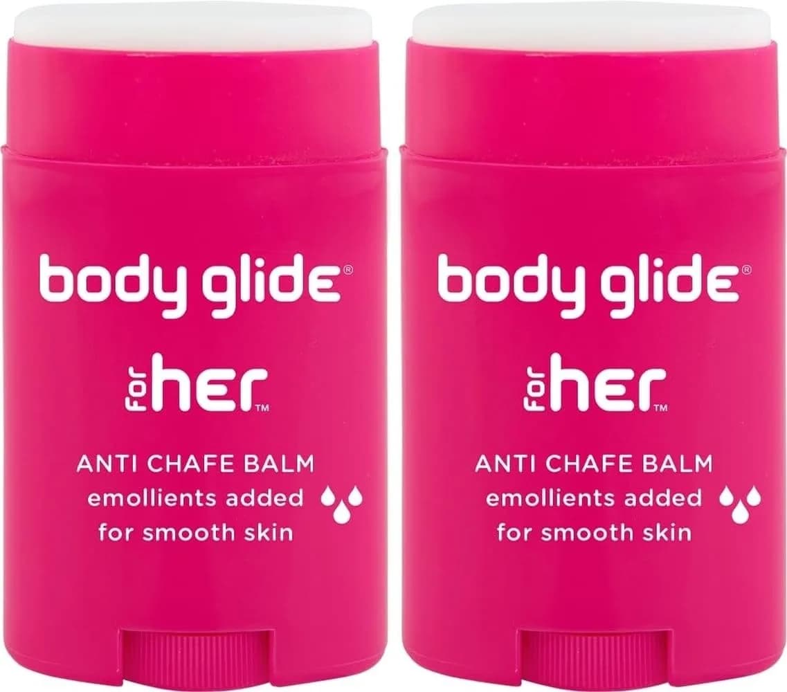 Body Glide For Her Anti Chafe Balm Stick 30ml (1oz) | Prevents Chafing on Thighs, Bra Lines, and Sensitive Areas — 1.5oz
