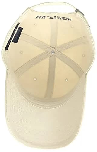 Tommy Hilfiger Men's Billy Corner Flag Dad Hat, Stone, One Size thumbnail 2