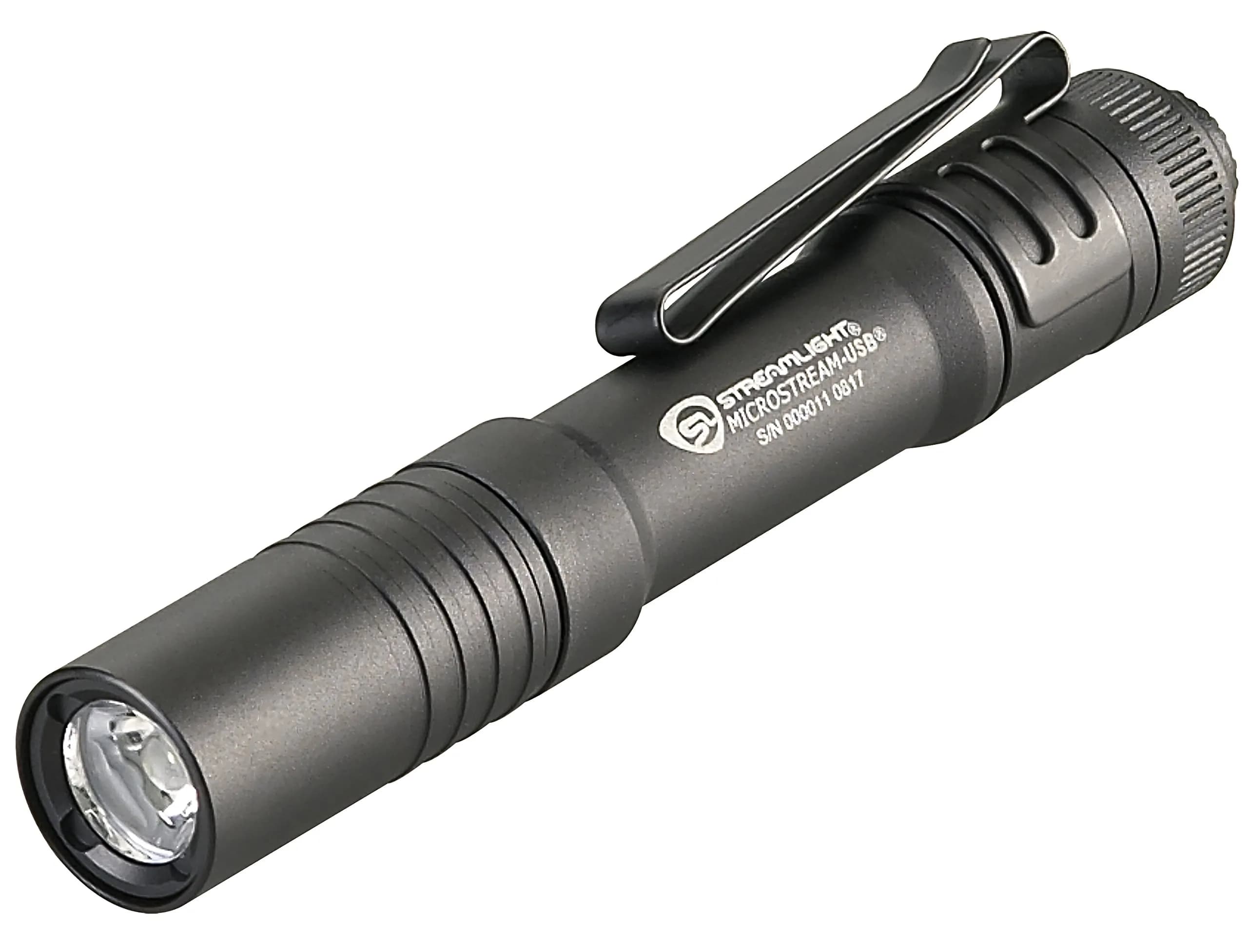 Streamlight MicroStream USB Rechargeable LED Flashlight 250 Lumens | Compact, Durable & Water-Resistant