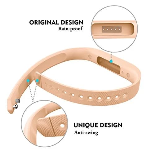 AIUNIT Pink Watch Band Small | Adjustable Sport Fitness Wristband for Flex 2 thumbnail 3