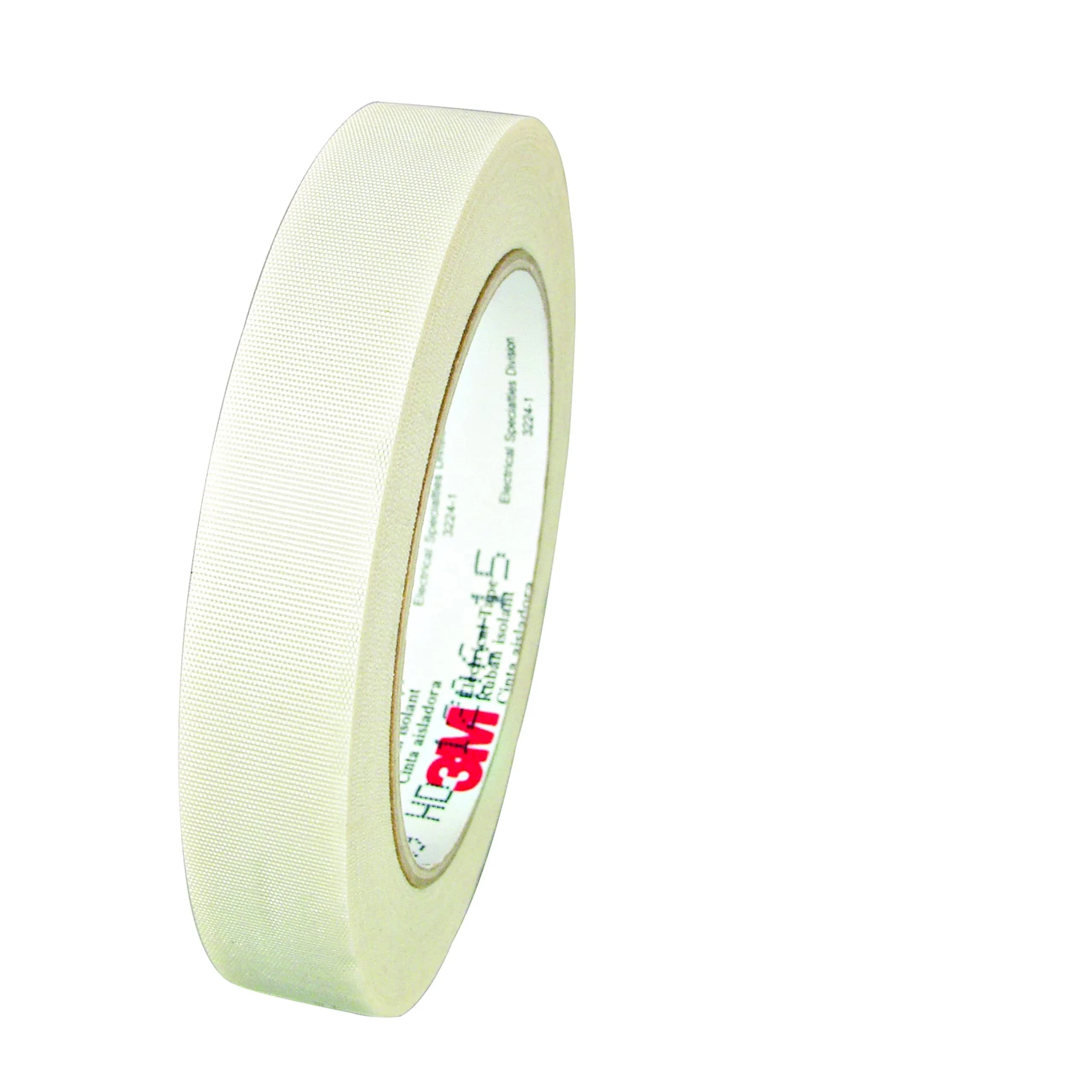 3M Glass Cloth Electrical Tape 69, 1/2" x 36 yd, White | High Temp Insulation & Flame Retardant