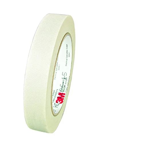 3M Glass Cloth Electrical Tape 69, 1/2" x 36 yd, White | High Temp Insulation & Flame Retardant thumbnail 1