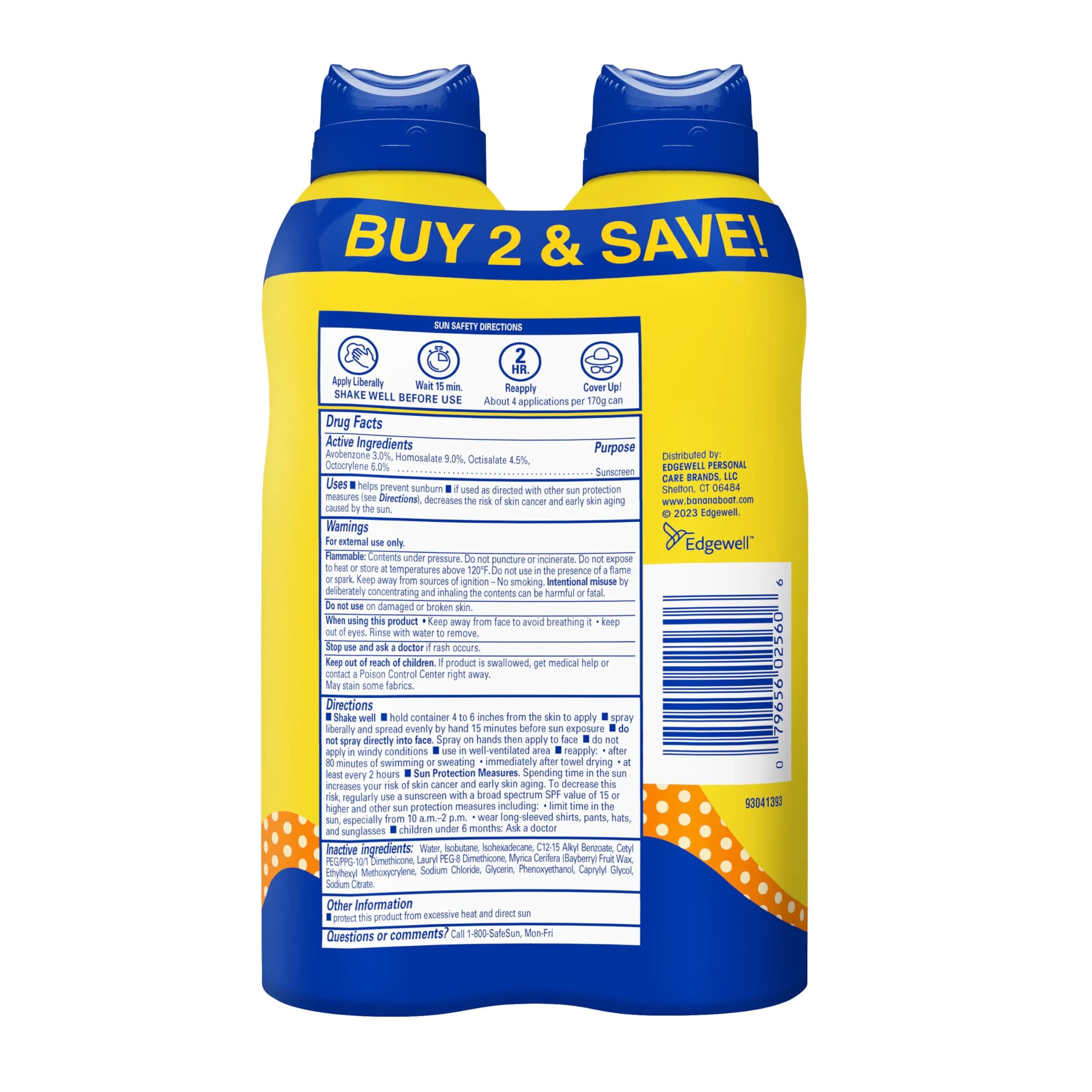 Banana Boat UltraMist Kids Clear Spray Sunscreen SPF 50 (6 oz, Pack of 2) | Pediatrician-Tested Sun Protection - view 9