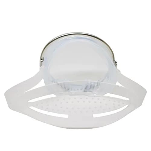 Scuba Choice Spearfishing Free Dive Classic Oval Mask – Stainless Steel Frame with Clear Silicone Skirt for Comfortable Fit and Wide Field of View thumbnail 3
