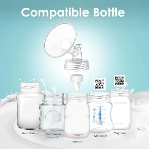 Maymom 21mm Flange for Spectra S1/S2/9 Plus Breastpump | BPA-Free Plastic, Hypoallergenic thumbnail 4