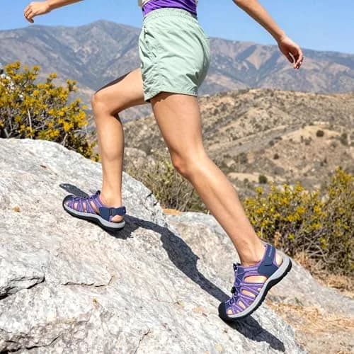 DREAM PAIRS Women's Closed Toe Sport Athletic Sandals 2.5 cm (1" Approx) | Comfortable Fisherman Style thumbnail 3