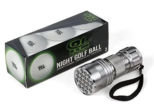 R&L Glow Golf Balls for Night Sports - 3 Pack with UV Flashlight | Play Golf After Dark thumbnail 9