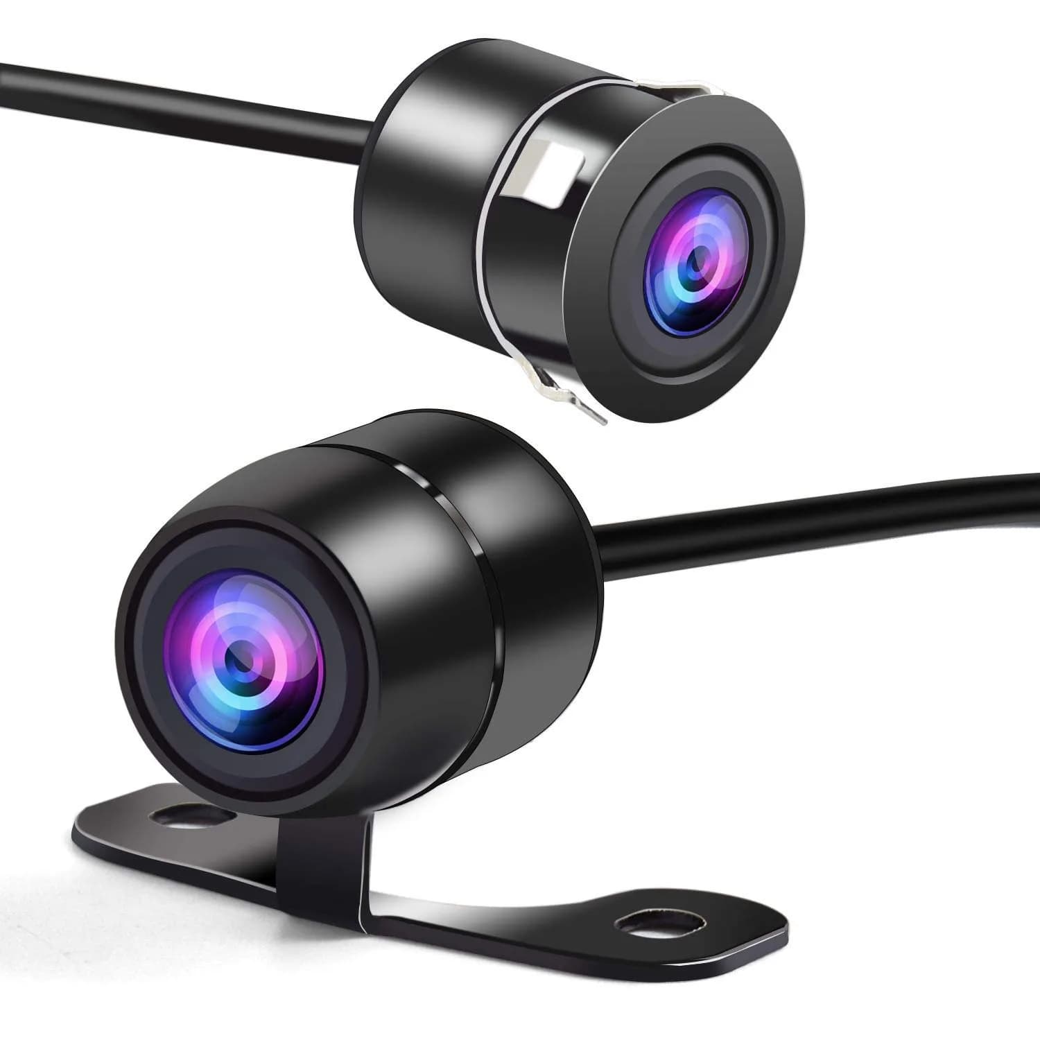 NOAUKA HD Universal Backup Camera 160° FOV Black | CMOS Sensor, 12V DC - main product image