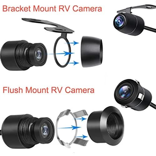 NOAUKA HD Universal Backup Camera 160° FOV Black | CMOS Sensor, 12V DC thumbnail 6