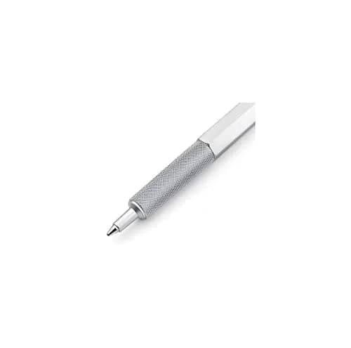 Rotring 600 Ballpoint Pen, Medium Point, Black Ink, Silver Metal Barrel, Refillable, 1 Count | Smooth Ink Flow thumbnail 3