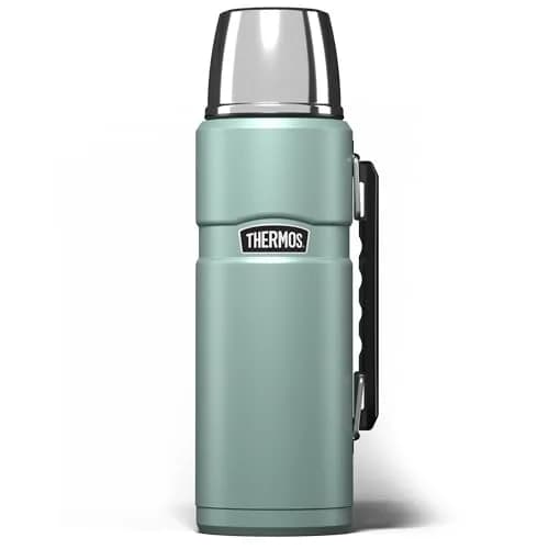 Thermos Stainless King 1.2L (40.6 oz) Vacuum Insulated Flask | Keeps Hot or Cold for 24 Hours thumbnail 1