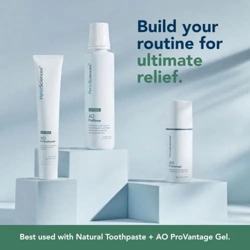 PerioSciences AO ProRinse Natural Mouthwash with Antioxidants and Amino Acids | Fluoride-Free, 10 Fl Oz thumbnail 6