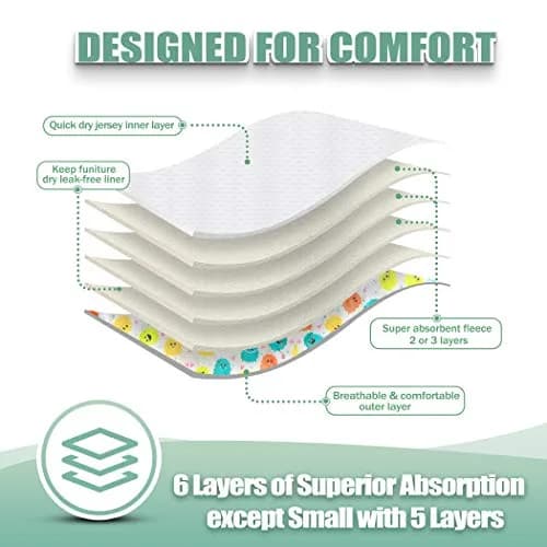 wegreeco Female Dog Diapers Medium | Reusable & Stylish Pattern for Incontinence & Heat thumbnail 5
