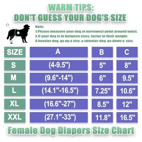 wegreeco Female Dog Diapers Medium | Reusable & Stylish Pattern for Incontinence & Heat thumbnail 2