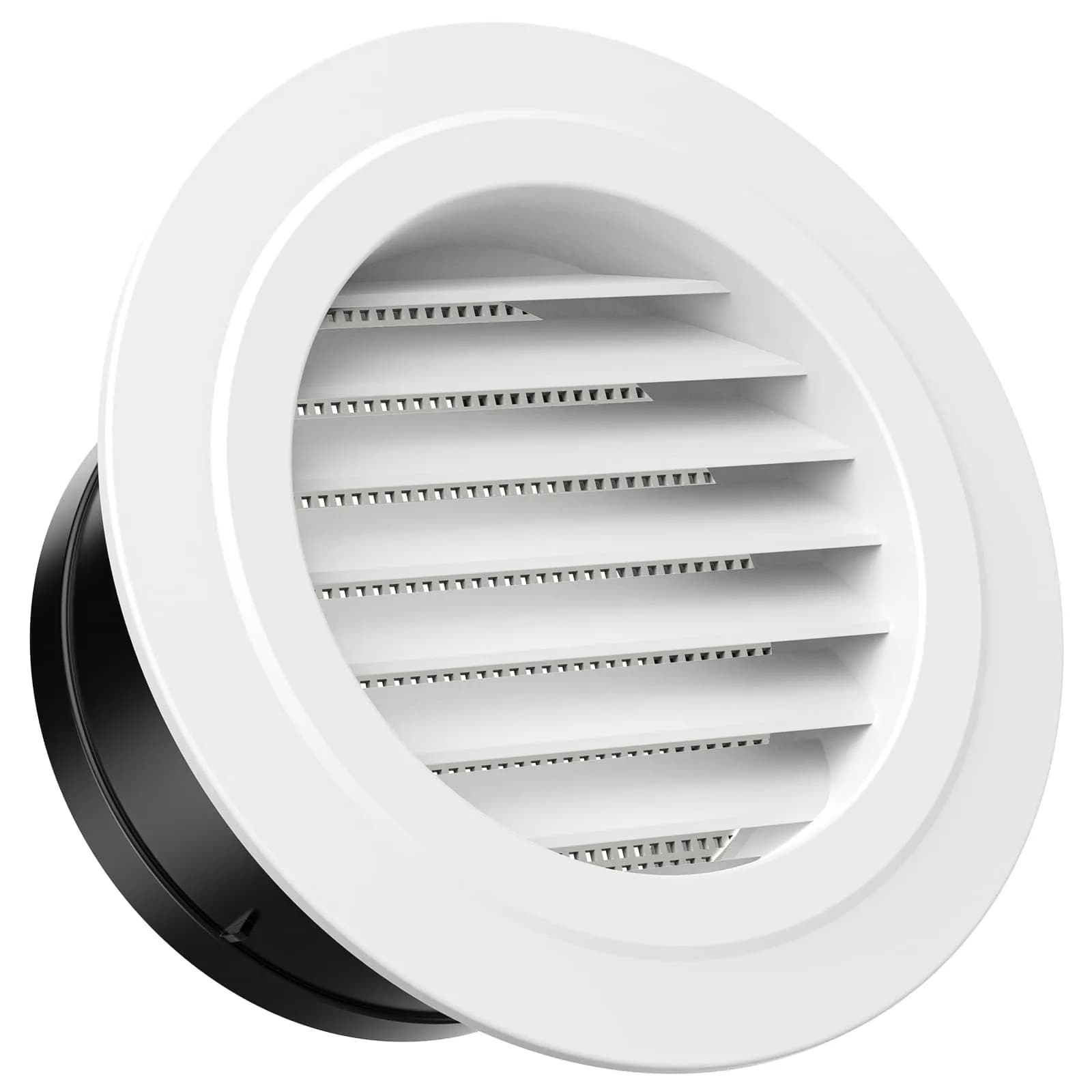Hon&Guan 6'' Soffit Vent Exhaust Vent 150mm | Weatherproof Air Vent with Fly Screen (70-120 chars)